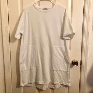 Oversized tee shirt dress